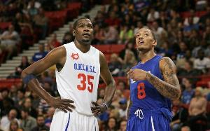 比斯利：第一次扣篮是11岁 当时KD在我头上扣篮让我很生气